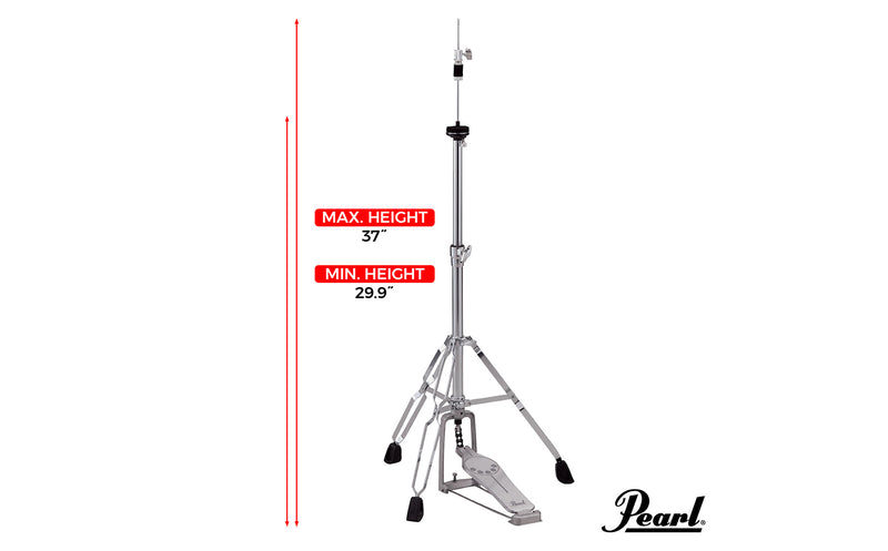 PEARL H-830 Hi Hat Stand supporto per Charleston a treppiedi e pedaliera