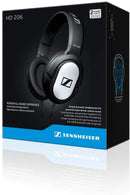 Sennheiser HD206 Cuffia cablata senza microf. Dinamica Chiusa Circumaurale, Nero