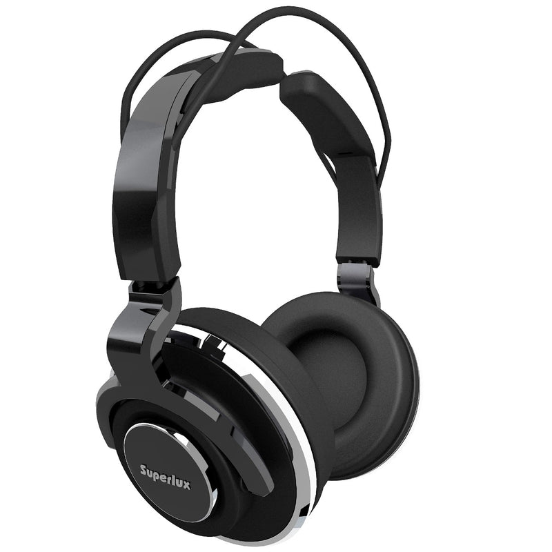 Superlux HD631 Cuffia Pro x Dj dinamica chiusa con cavo e senza mic, Nero