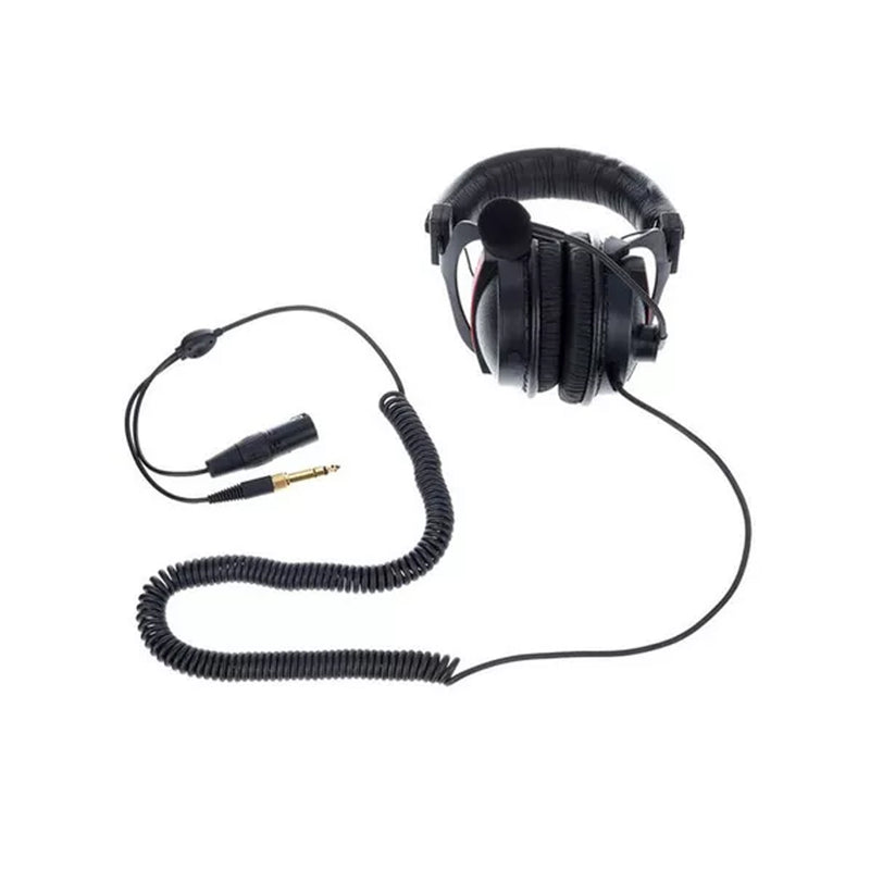 Superlux HMC660X Cuffia Pro chiusa cablata + Mic PRA30 condensatore x broadcast
