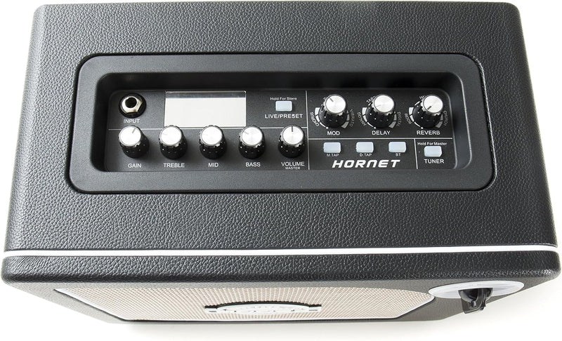 Mooer HORNET 15 BLACK Amp x chitarra 15w accordatore integrato Bluetooth Nero