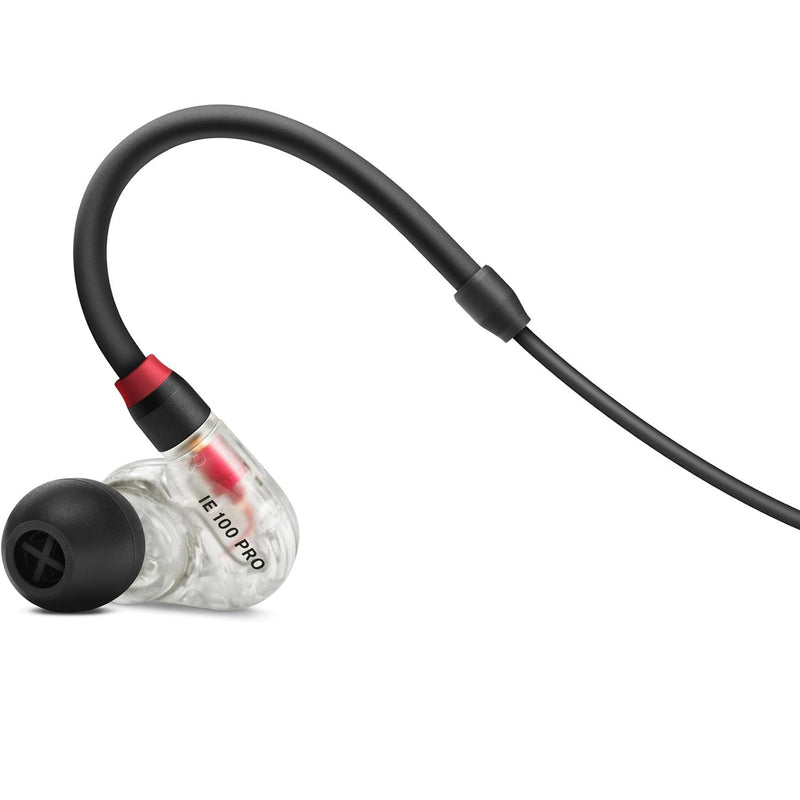 Sennheiser IE 100 PRO WIRELESS CLEAR Auricolari In-Ear wireless +cavo+mic Trasp.