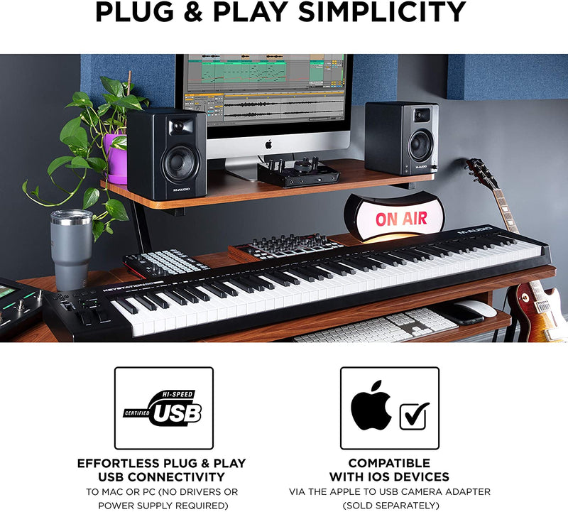 M-Audio KeyStation 88 MK3 Tastiera controller MIDI e USB a 88 Tasti semi pesati