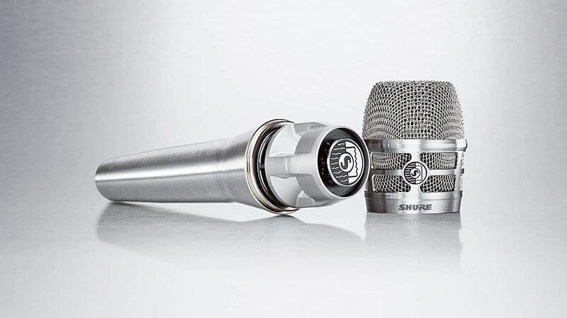 Shure KSM8-N Microfono Pro cablato dinamico cardioide per voce e canto, Nickel