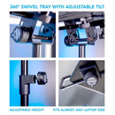 Quik Lok LPH004 Supporto multifunzionale per sorreggere il Pc, Nero