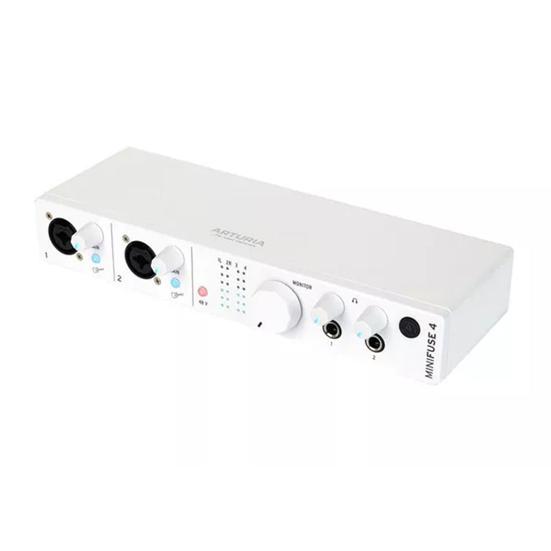 Arturia MINIFUSE 4 WHITE Interfaccia Audio USB C con 2 In Combo, 2 IN TRS, 4 Out