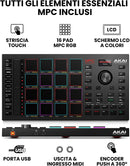 Akai MPC STUDIO 2 Controller Professionale MIDI USB per software PC, Nero
