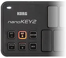 Korg nanoKEY2-BK Tastiera USB-MIDI a 25 tasti, serie micro, ergonomica, Nero