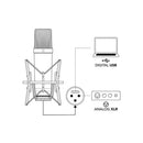 Rode NT1 5TH Generation Microfono Pro Studio + filtro antipop, XLR e USB Black