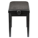 Proel PB90VSBBK Panca professionale regolabile in legno per piano, Nero Opaco