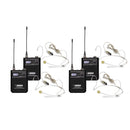 Audiodesign PMU 440T Sistema Mic Wireless 4 Archetti UHF F: 635,00 - 684,750 MHz