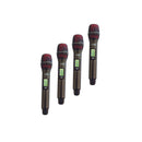 Audiodesign PMU 404T Sistema Mic Wireless 4 Palmari UHF F: 635,00 - 684,750 MHz