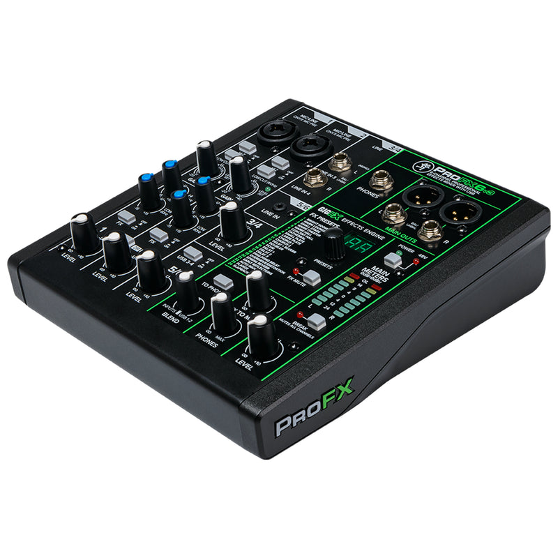 Mackie PROFX6V3 Mixer USB 6 Canali effetti professionali x live home recording