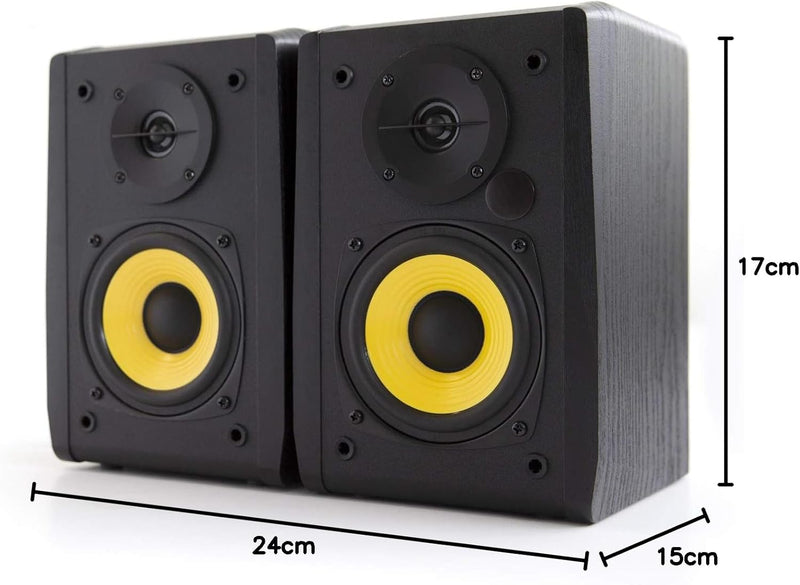 Edifier R1010BT BLACK Coppia diffusori audio attivi 4" Bluetooth 24w RMS, Nero