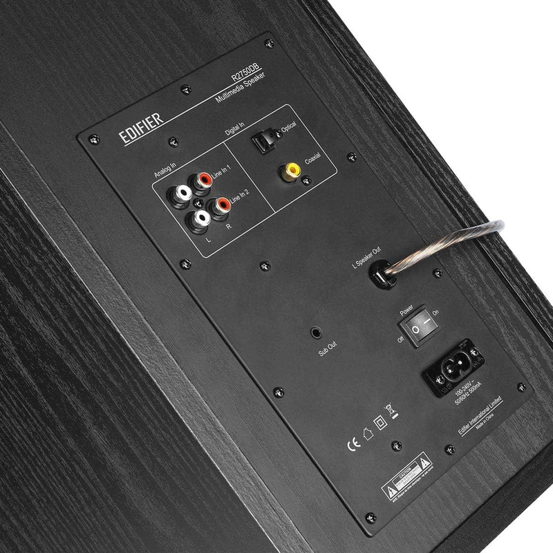 Edifier R2750DB BLACK Coppia diffusori audio attivi 3Vie Bluetooth 136w RMS Nero