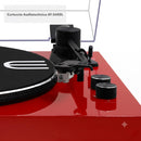 RLINE RLTN11GR Giradischi a cinghia con modulo Bluetooth, Rosso Lucido