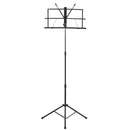 Proel RSM295 Leggio Musicale x Spartiti pieghevole 3 sezioni + Borsa Nero Opaco