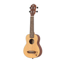 Ortega RU5-SO Ukulele Classico da Concerto Serie Bonfire a 15 Tasti, Natural