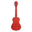 Ortega RUFIRE Ukulele Classico da Concerto Serie Earth 18 Tasti, Okoume Fire Red