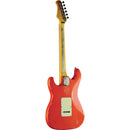 Eko S-300 Relic Fiesta Red Chitarra Elettrica serie Starter pickup Eko vintage