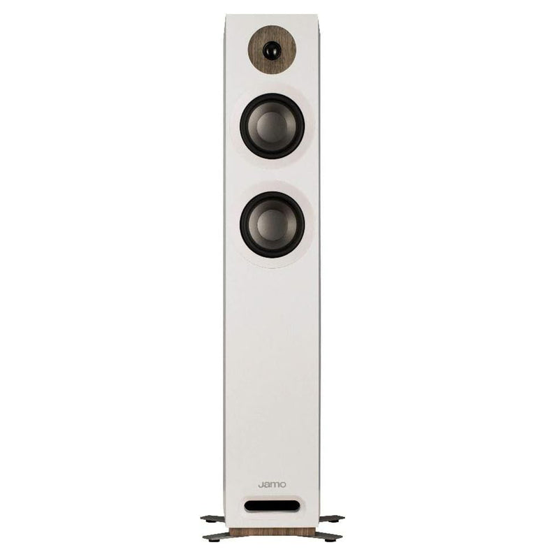 Jamo S 807 Coppia Casse Passive da pavimento con potenza di 100w RMS, Bianco