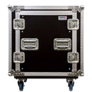 Proel SA12BLKM FlightCase custodia combo rack 19' a 10 u. regolabile in altezza - GlobalNet Shop