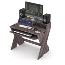 Glorious SOUND DESK COMPACT WALNUT Workstation console x produz. musicali, Noce
