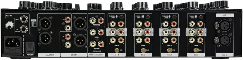 Omnitronic TRM-422 Mixer Dj rotativo 4C isolatore frequenza 3bande sez. filtro