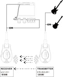 Xvive U2 SUNBURST Sistema Wireless Digit x Chitarra Elettric Acustica Basso 2,4Ghz
