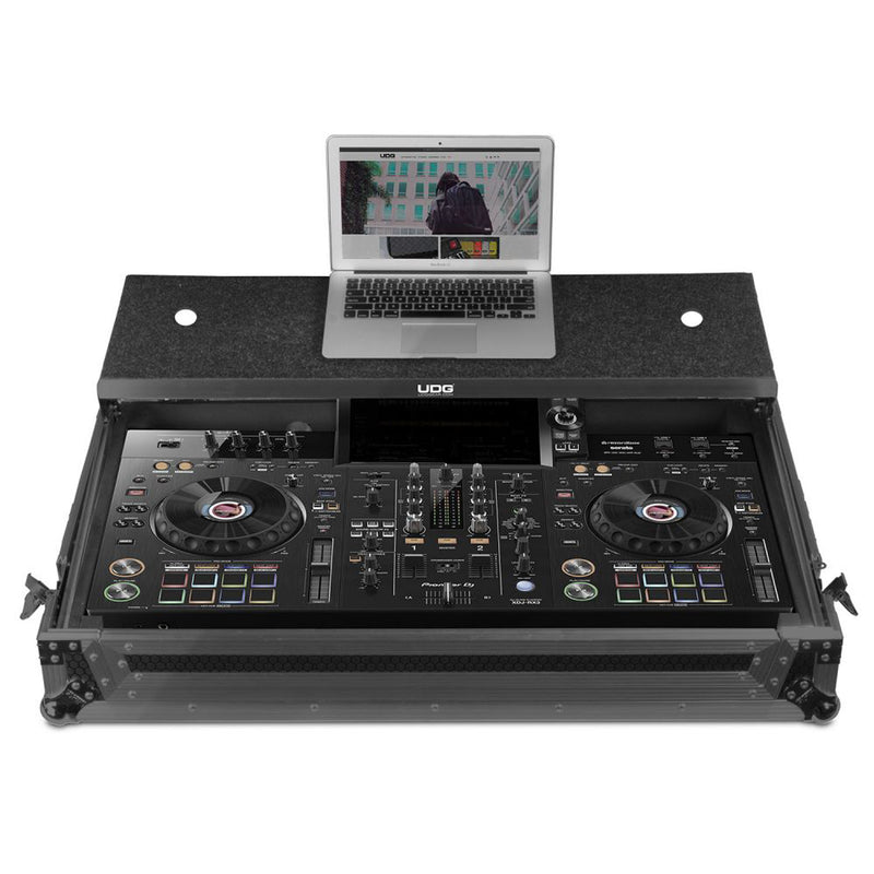 UDG U91075BL Ultimate Flight Case Pioneer Dj XDJ-RX3 Black Plus per controller