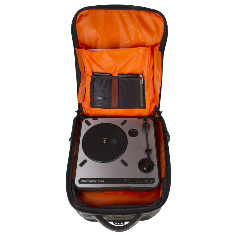 UDG U9108BC-OR Ultimate Backpack Slim Black Camo Orange Inside Zaino x contr. Dj