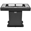 UDG U91106BL DJ PODIUM WORKSTATION struttura pieghevole a T, Nero finitura opaca - GlobalNet Shop