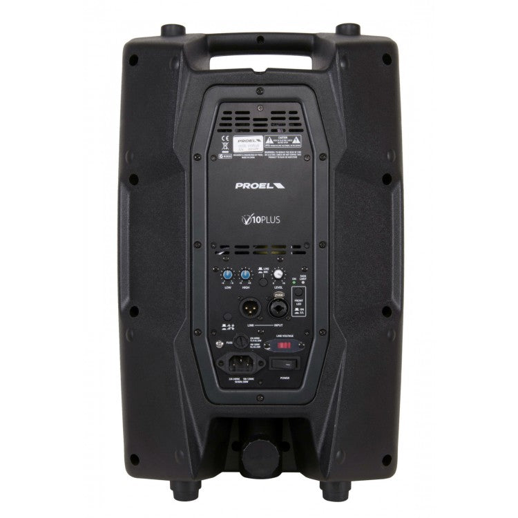 Proel V10PLUS Coppia Casse+ MQ6 Mixer + 2 Mic DM800 + 2 Stativi + 2 Cavi 10mt