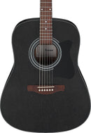 Ibanez V54NJP-WK WEATHERD BLACK OPEN PORE Pack Chitarra Acustica borsa access.