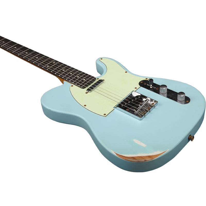 Eko VT-380 Relic Daphne Blue Chitarra Elettrica 22 Tasti Selettore pickup 3-Vie