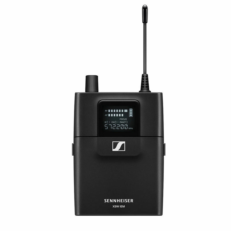 Sennheiser XSW IEM SET-B (572-596 MHz) Ear Monitor Pro con Auricolare IE4, Nero