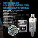 Xvive U4 In Ear Monitor wireless system digitale con trasmettitore e ricevitore