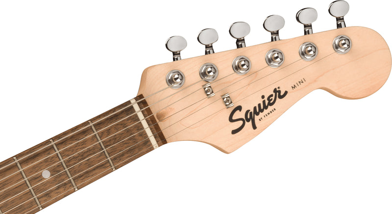 Fender Mini Stratocaster White Pickguard Shell Pink Chitarra Elettrica a 20T