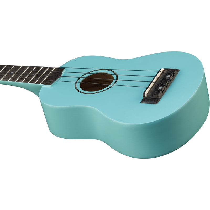 Eko Primo Ukulele Blue Ukulele Soprano + accordatore corde ricambio e custodia