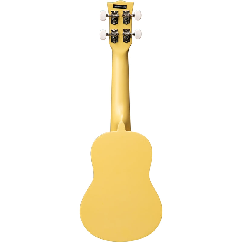 Eko Primo Ukulele Yellow Ukulele Soprano + accordatore corde ricambio e custodia