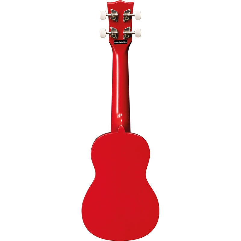 Eko Primo Ukulele Red Ukulele Soprano + accordatore corde di ricambio e custodia