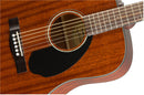 Fender CD-60S Chitarra acustica 20T con forma del manico"Easy-to-Play", Mogano
