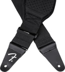 Fender Swell Neoprene Strap Black 3.5" Tracolla x chitarra imbottitura neoprene