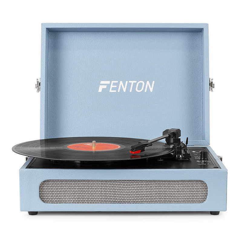 Fenton RP118E (102.054) Giradischi con Altoparlanti da 10W RMS e bluetooth, Blue