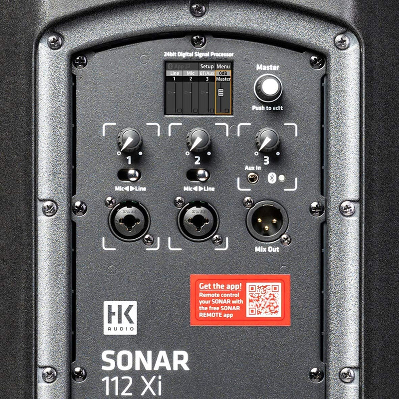 HK Audio Sonar 112 Xi 2 Diffusori + 115 Sub D Subwoofer + 3Cover+2Stativi+2 Cavi