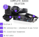 Arturia MINIFUSE RECORDING PACK BLACK MiniFuse 2 Int. Audio + Mic CM1 +Cuffe EF1
