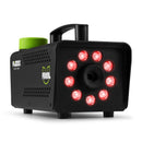 Fuzzix F509L Party Smoke Machine 9 LEDs RGB Macchina fumo telec.wirel. liq.incl.