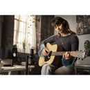 Shure SM4-K Microfono a condensatore cardioide cablato per Home Recording, Nero
