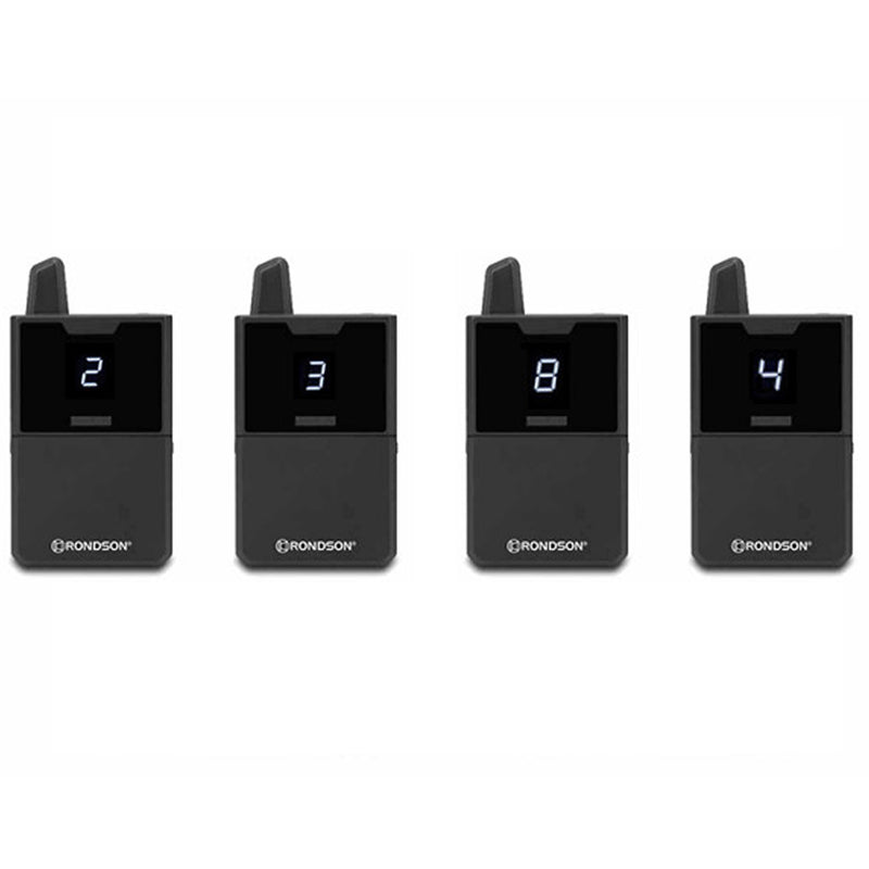 Rondson BE-2040-4BP Sistema microfonico wireless con 4 archetti e 4lavalier nero