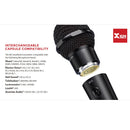 Xvive M5 Sistema Microfono Wireless Pro Palmare con Capsule Intercambiabili Nero